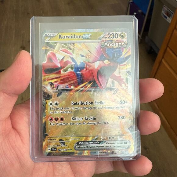 Pokemon - Koraidon ex 120/162 - Temporal Forces - Full Art - NM Mint - Picture 1 of 2